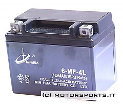 Bleiakku mit hoher Zyklusrate 12V, 4Ah, Lnge 11,5 cm, Breite 7 cm, Hhe 9 cm.